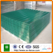 Anping shunxing verde PVC recubierto de alambre de acero malla de cerca (fábrica ISO9001)